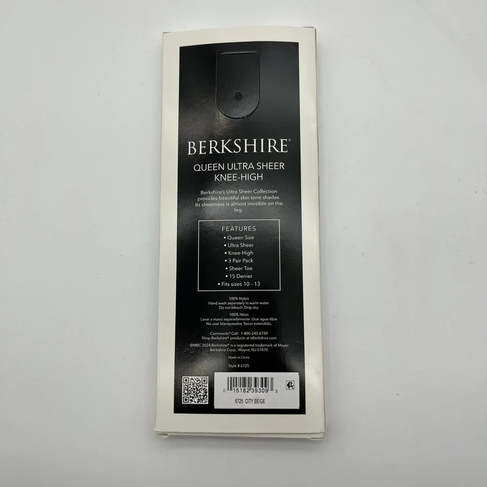 Berkshire Knee High Women Queen City Beige Ultra Sheer 3 Pair Pack